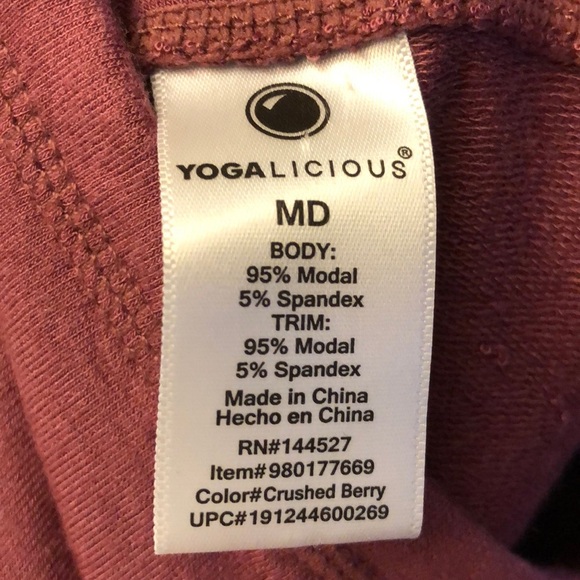 Yogalicious Pullover Active Wear Sweatshirt - Picture 7 of 7